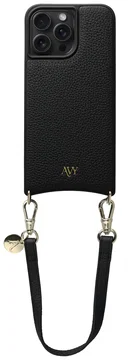 AVY Apple iPhone 14 Pro Max - Essential Kit - Zwart - Short Leather