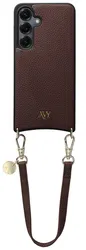 AVY Samsung Galaxy S25 / S24 - Essential Kit - Chocolate - Short Leather afbeelding