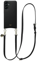 AVY Samsung Galaxy A56 - Essential Kit - Zwart - Long Leather afbeelding