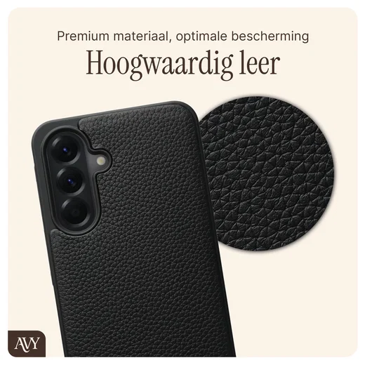 AVY Samsung Galaxy A56 - Essential Kit - Zwart - Long Leather afbeelding 5