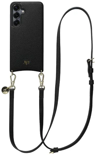 AVY Samsung Galaxy S25 / S24 - Essential Kit - Zwart - Long Leather afbeelding 1