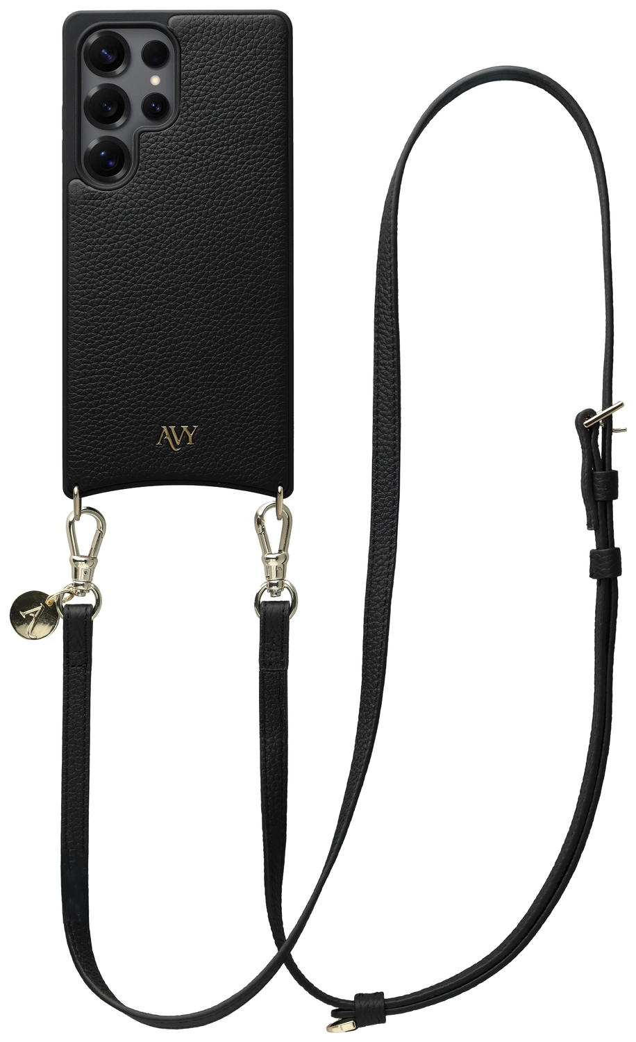 AVY Samsung Galaxy S25 Ultra - Essential Kit - Zwart - Long Leather afbeelding 1
