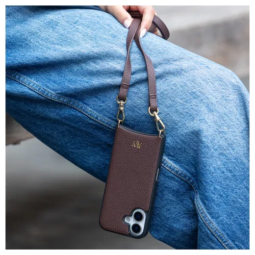 AVY Samsung Galaxy S25 / S24 - Essential Kit - Chocolate - Long Leather afbeelding 2