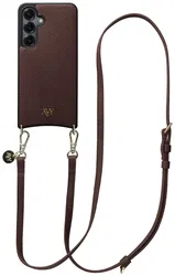 AVY Samsung S25 Plus / S24 Plus - Essential Kit - Chocolate - Long Leather afbeelding