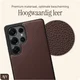 AVY Samsung Galaxy S25 Ultra - Essential Kit - Chocolate - Long Leather afbeelding 5