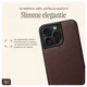 AVY Apple iPhone 15 Pro Max - Essential Kit - Chocolate - Long Leather afbeelding 7