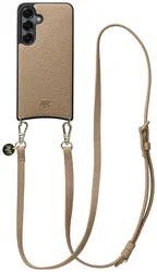 AVY Samsung S25 Plus / S24 Plus - Essential Kit - Beige - Long Leather afbeelding