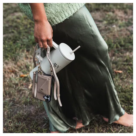 AVY Samsung S25 Plus / S24 Plus - Essential Kit - Beige - Long Leather afbeelding 13