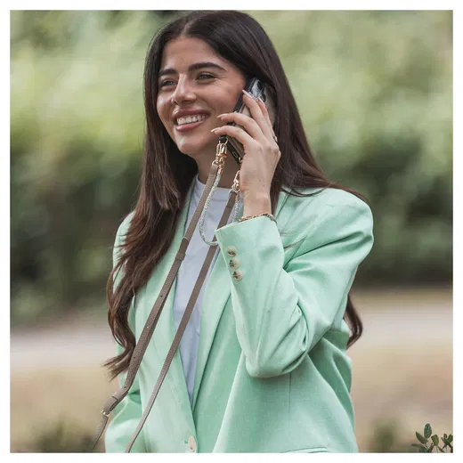 AVY Samsung S25 Plus / S24 Plus - Essential Kit - Beige - Long Leather afbeelding 3