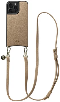 AVY Apple iPhone 15 Pro Max - Essential Kit - Beige - Long Leather