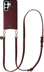 AVY Samsung Galaxy S26 Ultra - Essential Kit - Burgundy - Long Leather afbeelding