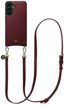 AVY Samsung Galaxy A56 - Essential Kit - Burgundy - Long Leather
