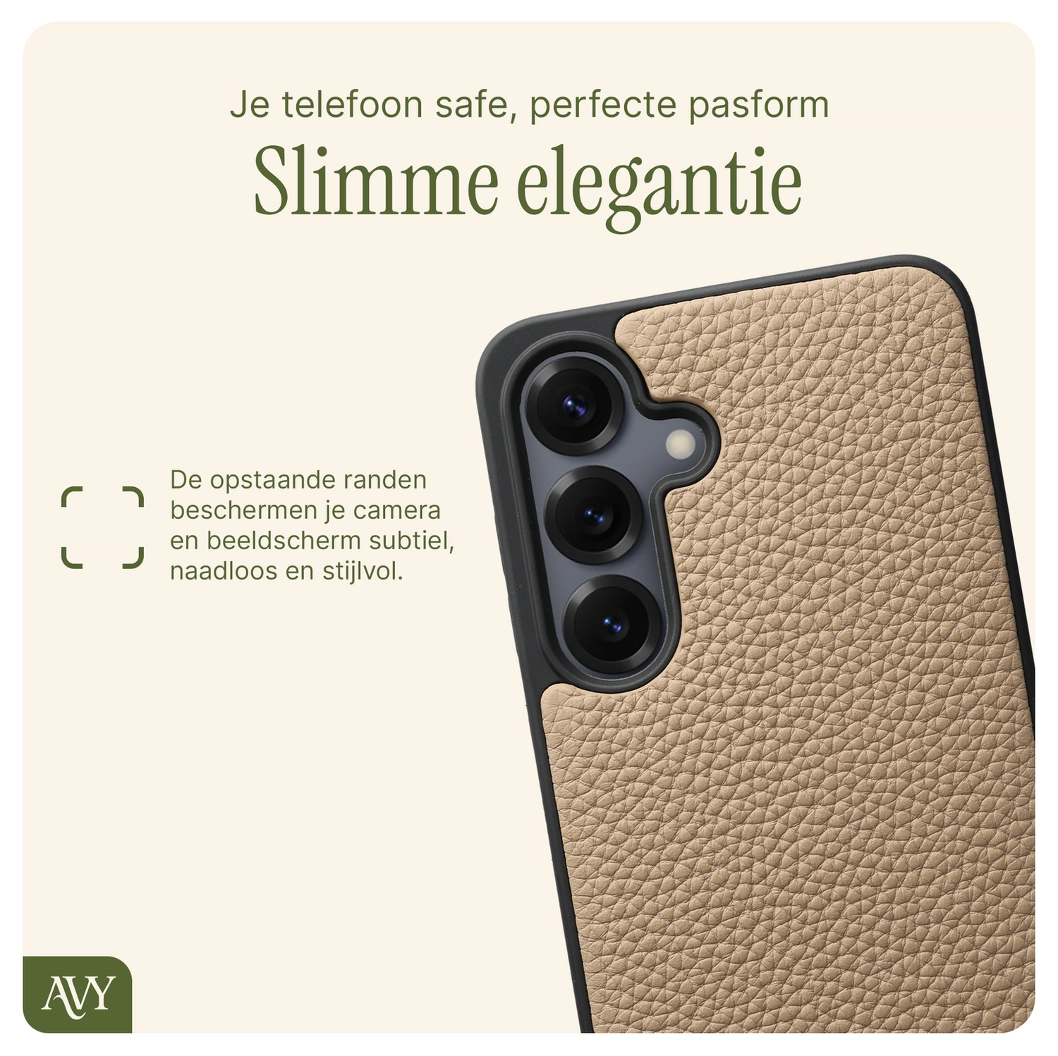 AVY Samsung S25 Plus / S24 Plus - Essential Kit - Beige - Aurum Lien afbeelding 6