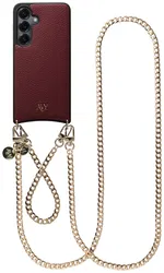 AVY Samsung Galaxy S25 / S24 - Essential Kit - Burgundy - Aurum Lien  Set afbeelding