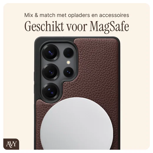 AVY Samsung Galaxy S25 Ultra - Essential Kit - Chocolate - Perla Chic Set afbeelding 6
