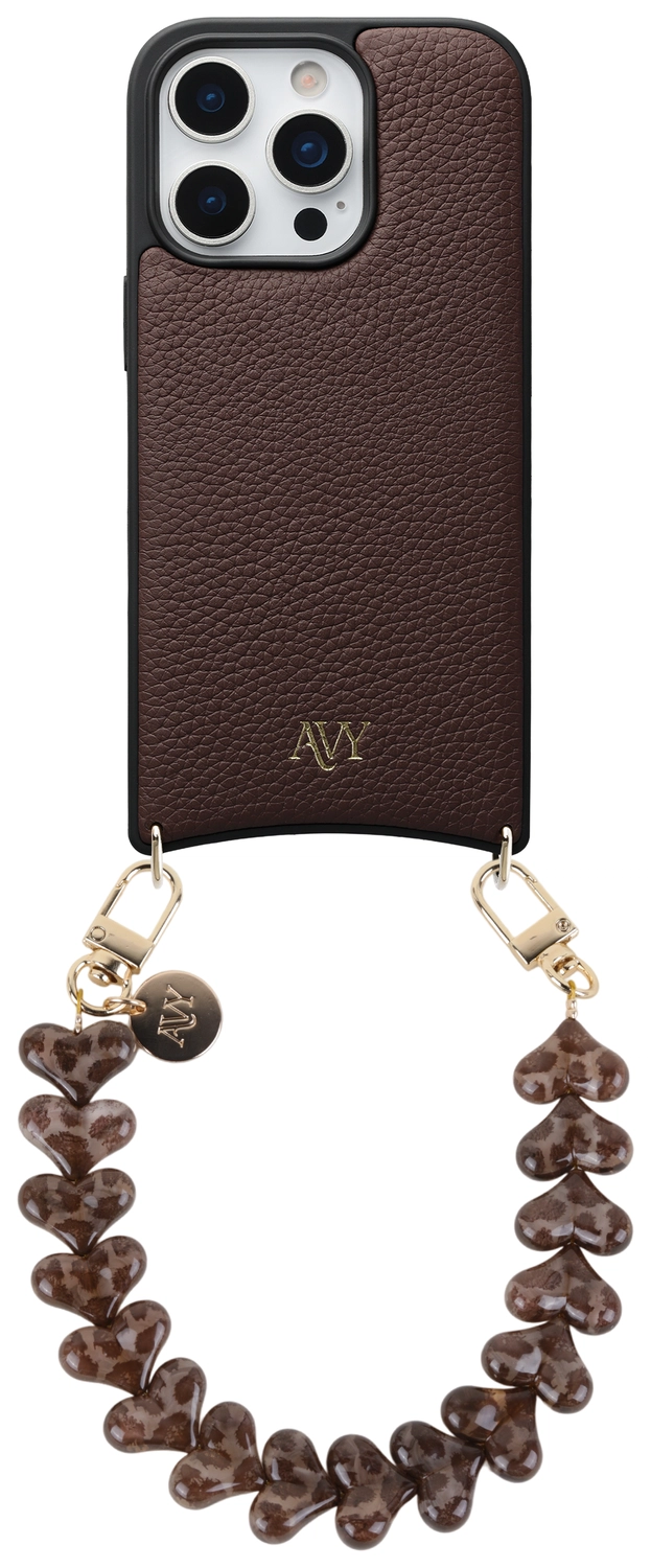 AVY Apple iPhone 16 Pro - Essential Kit - Chocolate - Cupid Leopard afbeelding 1