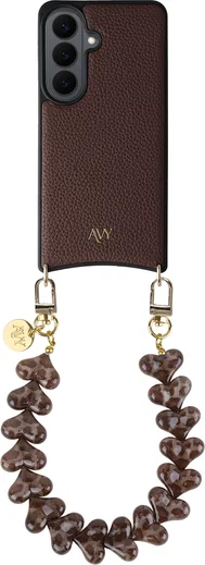 AVY Samsung Galaxy S26 Plus - Essential Kit - Chocolate - Cupid Leopard afbeelding 1