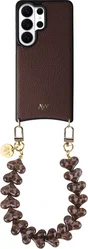 AVY Samsung Galaxy S26 Ultra - Essential Kit - Chocolate - Cupid Leopard afbeelding