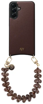 AVY Samsung Galaxy A56 - Essential Kit - Chocolate - Cupid Leopard