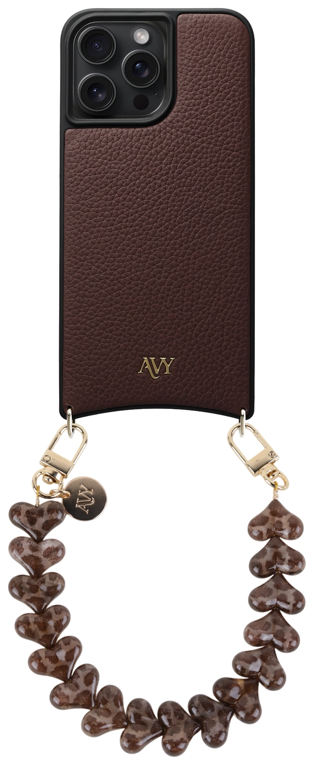 AVY Apple iPhone 15 Pro Max - Essential Kit - Chocolate - Cupid Leopard afbeelding 1