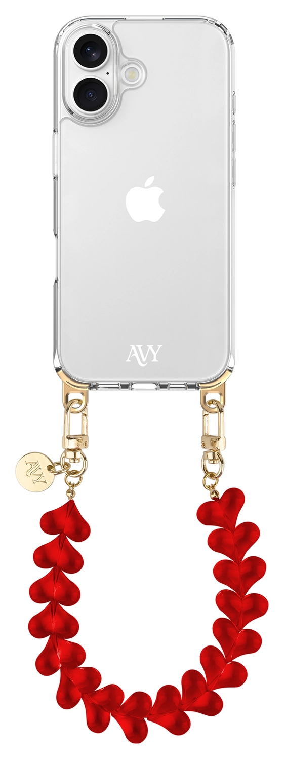 AVY Samsung S25 Plus / S24 Plus - Essential Kit - Burgundy - Cupid Clear Red afbeelding 14