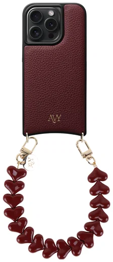 AVY Apple iPhone 15 Pro - Essential Kit - Burgundy - Cupid Burgundy afbeelding 1