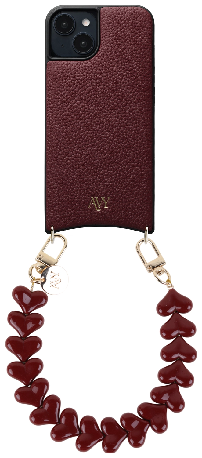AVY Apple iPhone 14 / 13 - Essential Kit - Burgundy - Cupid Burgundy afbeelding 1