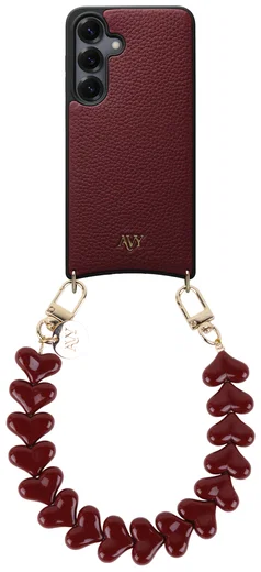 AVY Samsung Galaxy S25 / S24 - Essential Kit - Burgundy - Cupid Burgundy afbeelding 1