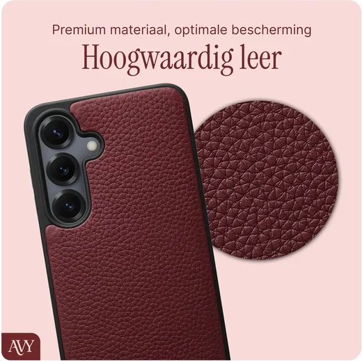 AVY Samsung S25 Plus / S24 Plus - Essential Kit - Burgundy - Cupid Burgundy afbeelding 5