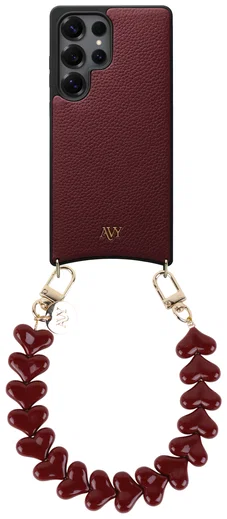 AVY Samsung Galaxy S25 Ultra - Essential Kit - Burgundy - Cupid Burgundy afbeelding 1