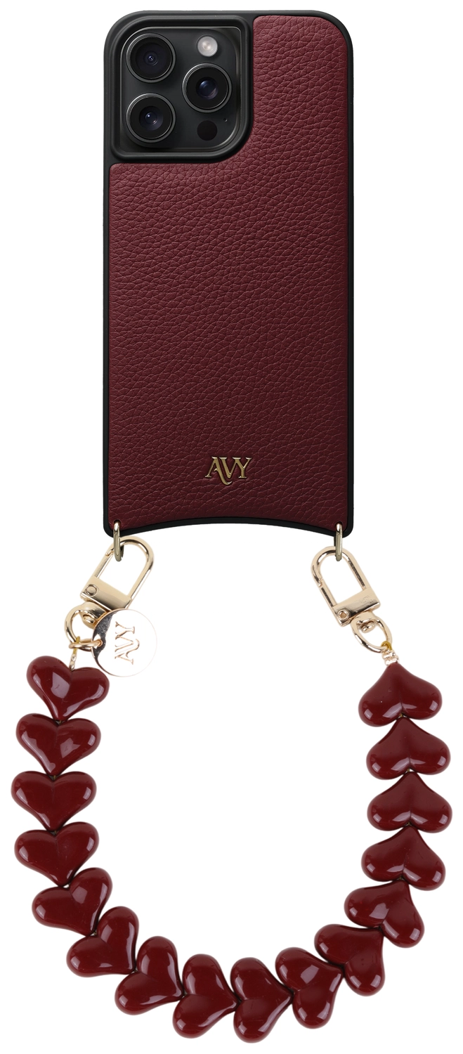AVY Apple iPhone 15 Pro Max - Essential Kit - Burgundy - Cupid Burgundy afbeelding 1