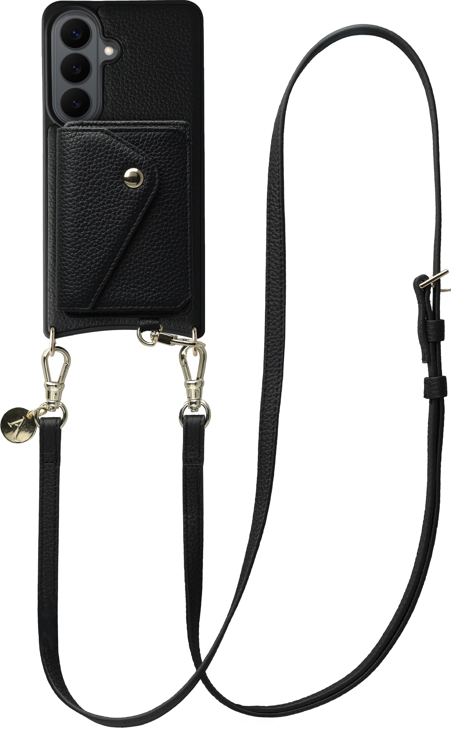AVY Samsung Galaxy S26 - Styled Kit - Zwart - Long Leather afbeelding 1