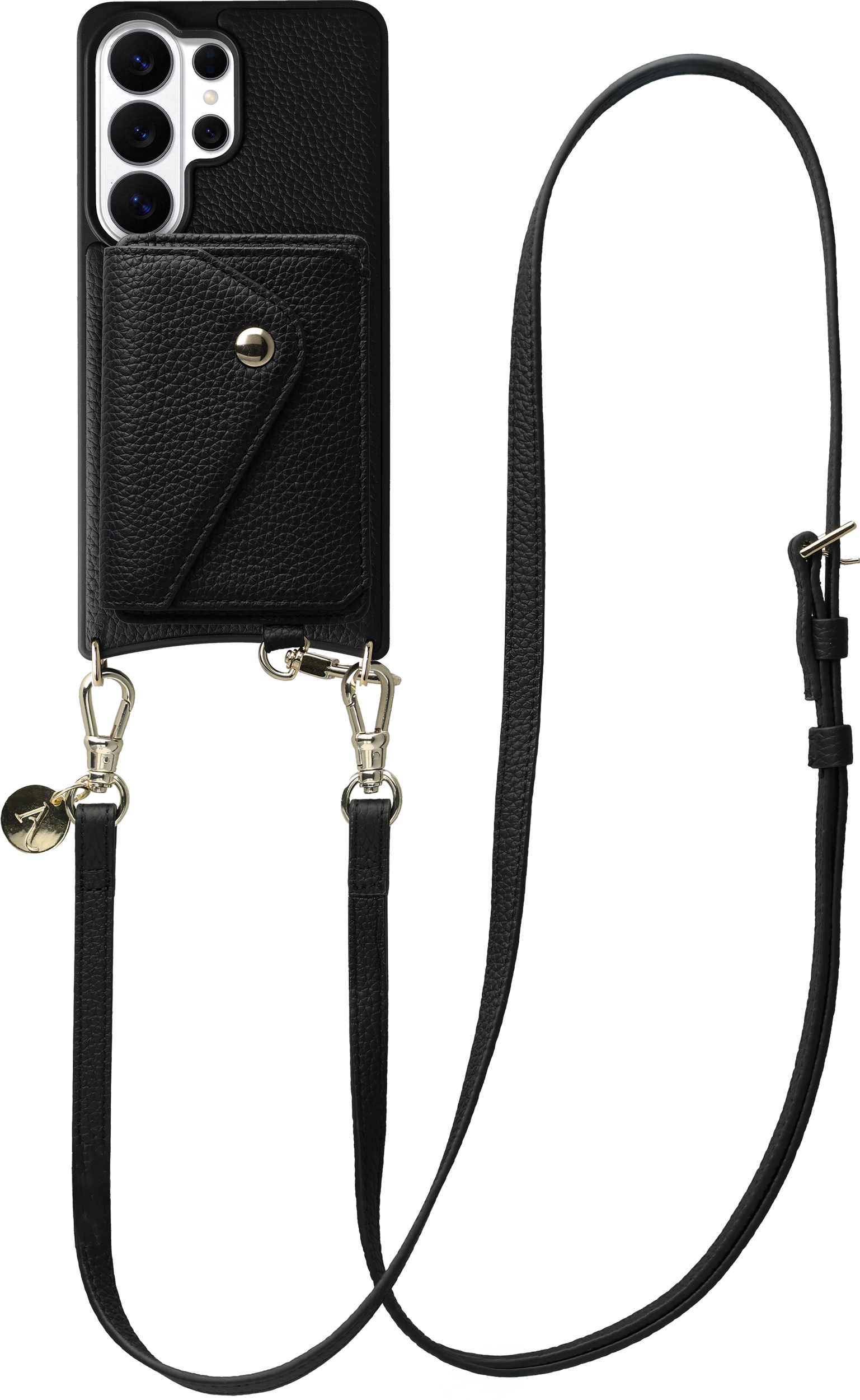 AVY Samsung Galaxy S26 Ultra - Styled Kit - Zwart - Long Leather afbeelding 1