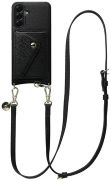 AVY Samsung Galaxy A56 - Styled Kit - Zwart - Long Leather