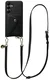 AVY Samsung Galaxy S25 / S24 - Styled Kit - Zwart - Long Leather