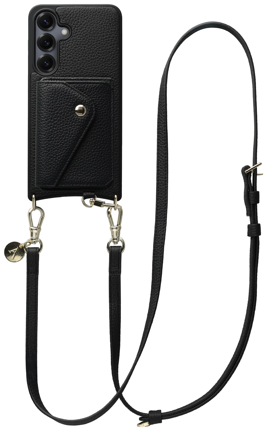 AVY Samsung S25 Plus / S24 Plus - Styled Kit - Zwart - Long Leather afbeelding 1