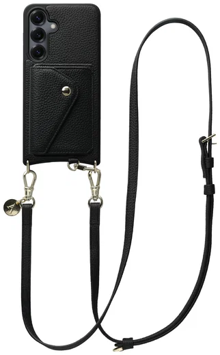AVY Samsung S25 Plus / S24 Plus - Styled Kit - Zwart - Long Leather afbeelding 1