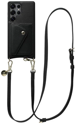 AVY Samsung Galaxy S25 Ultra - Styled Kit - Zwart - Long Leather afbeelding 1
