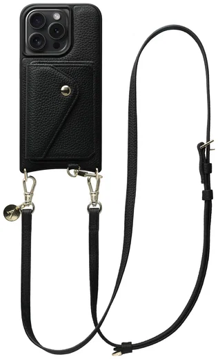 AVY Apple iPhone 15 Pro Max - Styled Kit - Zwart - Long Leather afbeelding 1