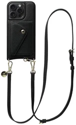 AVY Apple iPhone 15 Pro Max - Styled Kit - Zwart - Long Leather afbeelding