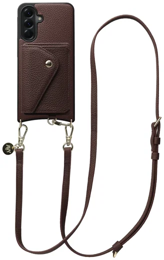 AVY Samsung Galaxy A56 - Styled Kit - Chocolate - Long Leather afbeelding 1