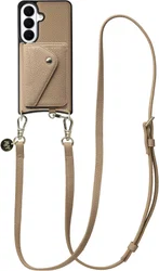 AVY Samsung Galaxy S26 Plus - Styled Kit - Beige - Long Leather afbeelding