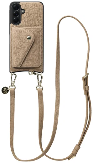 AVY Samsung Galaxy A56 - Styled Kit - Beige - Long Leather afbeelding 1