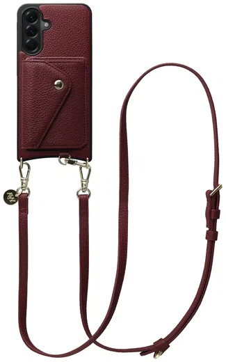 AVY Samsung Galaxy A56 - Styled Kit - Burgundy - Long Leather afbeelding 1