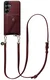 AVY Samsung S25 Plus / S24 Plus - Styled Kit - Burgundy - Long Leather afbeelding 1