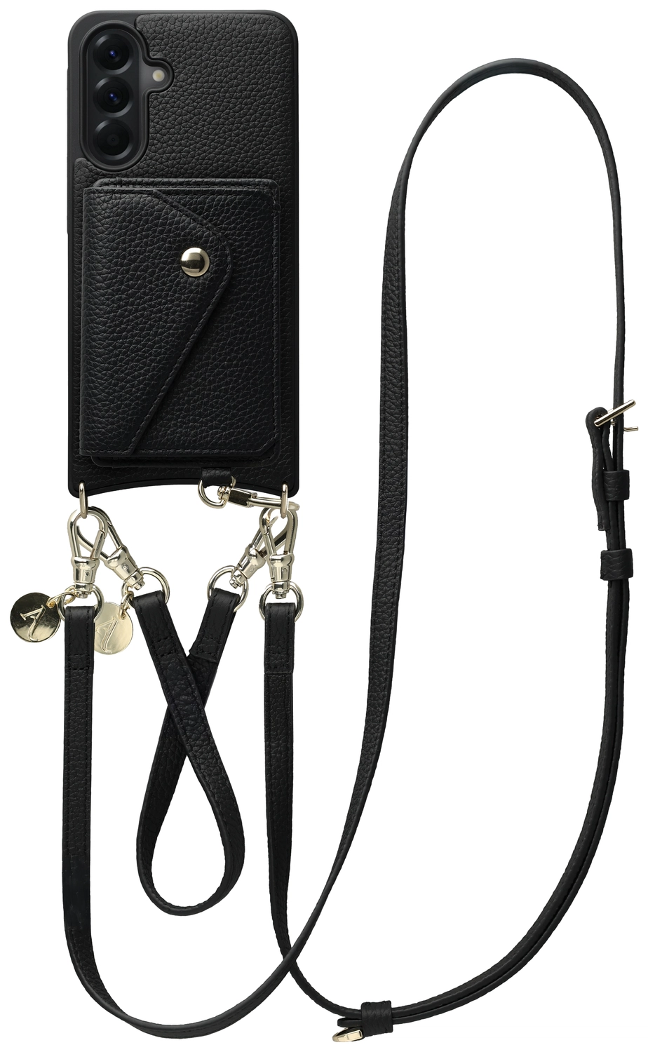 AVY Samsung Galaxy A56 - Styled Kit - Zwart - Leather Set afbeelding 1