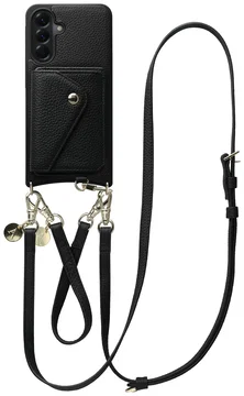 AVY Samsung Galaxy A56 - Styled Kit - Zwart - Leather Set