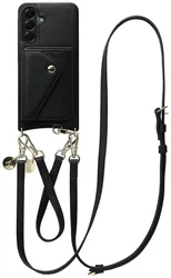 AVY Samsung Galaxy A56 - Styled Kit - Zwart - Leather Set afbeelding