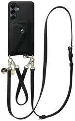 AVY Samsung Galaxy S25 / S24 - Styled Kit - Zwart - Leather Set afbeelding