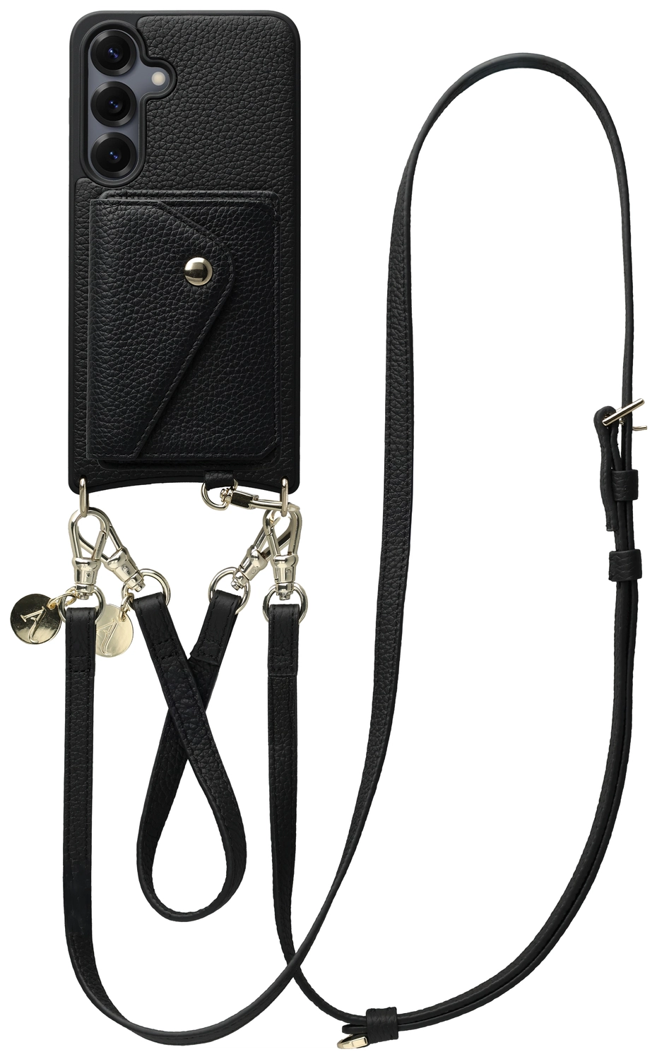 AVY Samsung S25 Plus / S24 Plus - Styled Kit - Zwart - Leather Set afbeelding 1